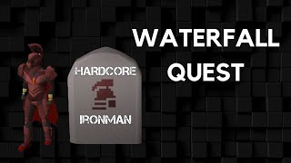 Old School Runescape  Waterfall Quest for Ironmen with tips [upl. by Lyndon]