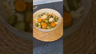 Sallat e perzier turshi 👌turşular turshi traditional food recipe [upl. by Rosalia]