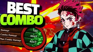 How to Play Bloody Tanjiro  Demon Slayer Hinokami Chronicles  Combo Tutorials [upl. by Onitnevuj]