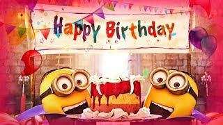 Minion Happy Birthday Song ★  Happy Birthday Vs Minion Hot ´ ★ [upl. by Gustie280]