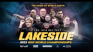 WDF World Darts Championship Live Session 8 [upl. by Attoynek]