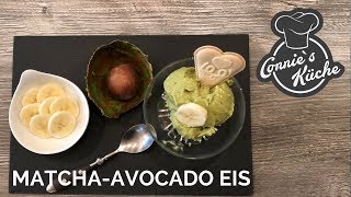 Matcha Avocado Eis im Eisbereiter der Kenwood Cooking Chef Gourmet [upl. by Bensky548]