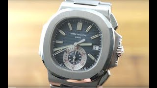 Patek Philippe Nautilus Chronograph 59801A001 Patek Philippe Watch Review [upl. by Katleen]