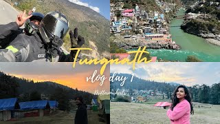 Tungnath  Chandrashila winter Trek in march  Vlog Day 1 [upl. by Noslrac]