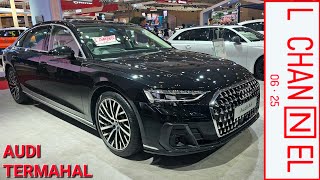 Spec Walkaround Audi A8 L 55 TFSI Quattro D5 Facelift  Indonesia [upl. by Dnaltiac346]