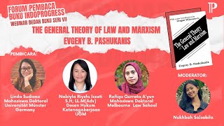 Baca Buku Bareng IndoPROGRESS Diskusi Buku IP The General Theory of Law and Marxis E Pashukanis [upl. by Nnairb]