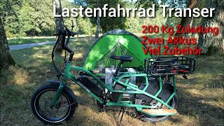 Lastenfahrrad Transer von Jobobike Perfekt zum Anpassen und Ausbauen [upl. by Ainoval662]