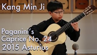 Paganini Caprice No 24  Kang Min Ji plays Asturias Comfort [upl. by Evvy]