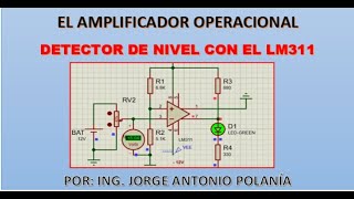 Diseño de un Detector de Nivel con el LM311 [upl. by Redneval]