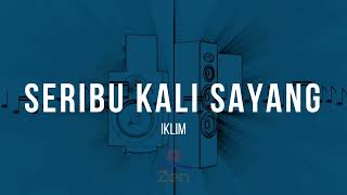 Iklim  Seribu Kali Sayang Low Key  Karaoke [upl. by Ellerehs]