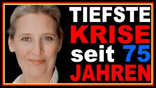 ALICE WEIDEL spricht KLARTEXT Tiefste Wirtschaftskrise seit 75 Jahren [upl. by Hazard]