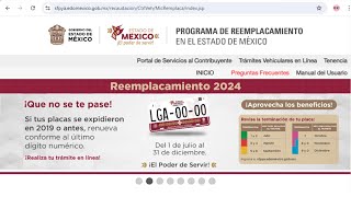 Cómo realizar trámite de REEMPLACAMIENTO VEHICULAR 2024 🚘100 de Condonación 🔴 Renueva tus Placas [upl. by Lauzon731]