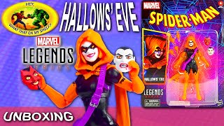 UNBOXING  Marvel Legends  HALLOWS EVE  Hasbro  Action Figure  Janines Finger Of Sym Magic [upl. by Ragouzis]