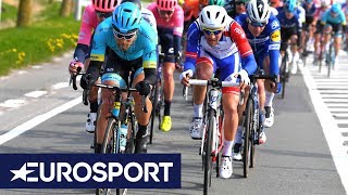 GentWevelgem 2019 Highlights  Cycling  Eurosport [upl. by Nosnevets]