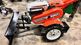 KUBOTA TG550 ผานไถผานดันหน้า [upl. by Kenon679]