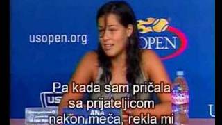 Ana Ivanovic Interview after 3th round [upl. by Novi]