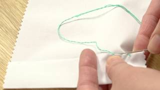 How to do a Slip Stitch  Sewing Quarter Stitch Tutorials [upl. by Abla]