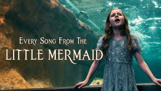 SINGING EVERY SONG FROM THE LITTLE MERMAID  10YearOld Claire Crosby [upl. by Eislehc]