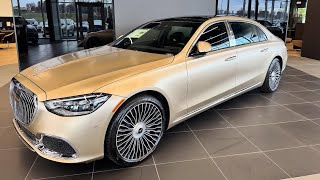 2025 MercedesBenz Maybach S580  Gold Magno Interior amp Exterior Walkaround [upl. by Torrance333]