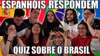 O QUÊ OS ESPANHÓIS SABEM SOBRE O BRASIL  QUIZ [upl. by Aciretehs]