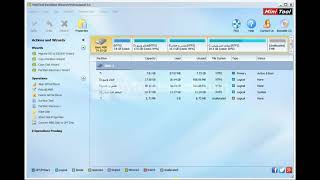 أسهل طريقة لتقسيم الهارد ديسك ببرنامج  minitool partition wizard free [upl. by Harat]