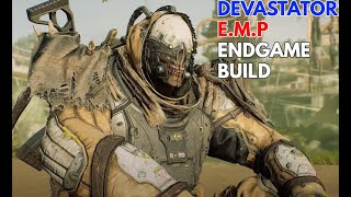 Best Outriders Devastator build for endgame amp farmingEMP DEVASTATOR [upl. by Johan40]