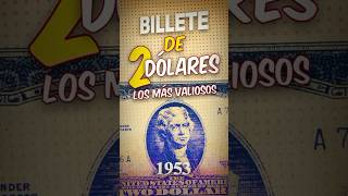 Billetes de dos dólares más valiosos 1953 numismatica curiosidades sabiasque coleccion [upl. by Dorine]