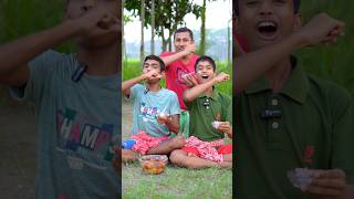 Bread Gulab Jamun Sweet Recipe  Village Boys Cooking Shorts cooking shorts [upl. by Gayla954]