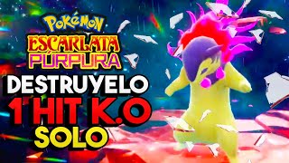 💥COMO VENCER DE UN SOLO GOLPE EN SOLITARIO A TYPHLOSION DE HISUI 7⭐EN POKEMON ESCARLATA Y PURPURA [upl. by Aimahs]