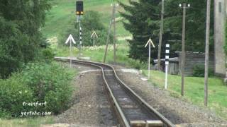 Zug der Fichtelbergbahn von Oberwiesenthal nach CranzahlEisenbahnromantik [upl. by Nnyleimaj129]