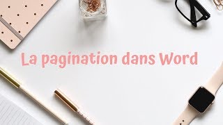 La numérotation des pages avec Word [upl. by Gassman]