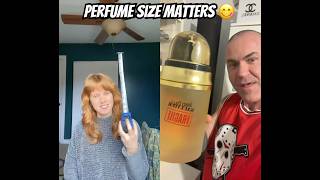 Perfume bottle size matters too 😋😂 [upl. by Kelwin]