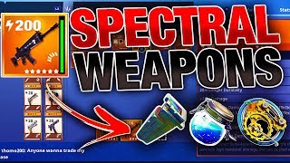 NEW SPECTRAL Weapons amp Zone  Spectrolite Ore amp Rainbow Crystals  Fortnite Save the World [upl. by Cioffred]