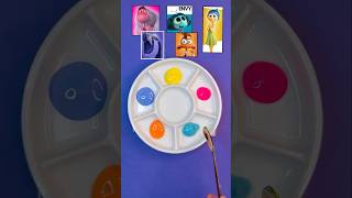 Inside out 2 characters Color mixer … insideout2 colormixing tiktok shorts short satisfying [upl. by Yellas]