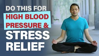 Yoga for High BP amp Stress Relief  Mayur Karthik  Sri Sri School of Yoga [upl. by Aiouqes426]