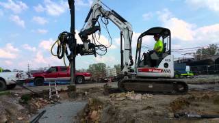 EX VL120 360 movement Excavator Rock Drill [upl. by Kinnie]