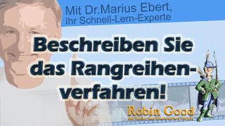 Beschreiben Sie das Rangreihenverfahren [upl. by Mauretta]