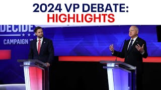 Highlights from 2024 vice presidential debate [upl. by Arytahs647]