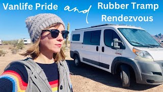 Beginning of Nomad Events in AZ Vanlife Pride  Rubber Tramp Rendezvous RTR [upl. by Khajeh372]