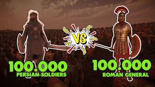 100000 Roman Generals vs 100000 Persian Soldiers Who Will Prevail  UEBS 2 [upl. by Drwde]