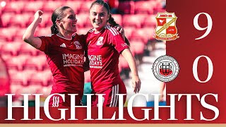 Extended Highlights Swindon Town Women vs Southampton Women [upl. by Atenik]