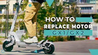 How To GX1 amp GX2 Motor Wheel Replacement [upl. by Rey201]