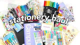 HUGE stationery haul  stationery pal 🌟 [upl. by Inah]