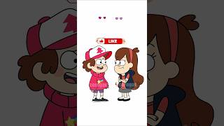 Gravity Falls Color Change Mabel amp Dipper Eyes Changing art shorts gravityfalls [upl. by Mehalick]