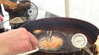 Meriden Daffodil Festival Funnel Cakes [upl. by Htebazle]