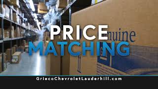 We Offer PRICE MATCHING  Grieco Chevrolet of Lauderhill [upl. by Milson997]