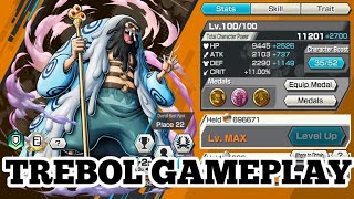 TREBOL GAMEPLAY  ONE PIECE BOUNTY RUSH  OPBR [upl. by Mallina341]