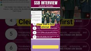 AFCAT 2 2024 3060 DAYS DAYWISE SSB INTERVIEW SELF PREPARATION TIME TABLE ytshorts afsb airforce [upl. by Aivekahs346]