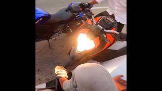 KTM Duke crash video shorts rider [upl. by Rosene]