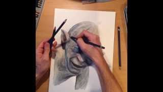 Dino Tomic  Gollum speed drawing [upl. by Seravart]